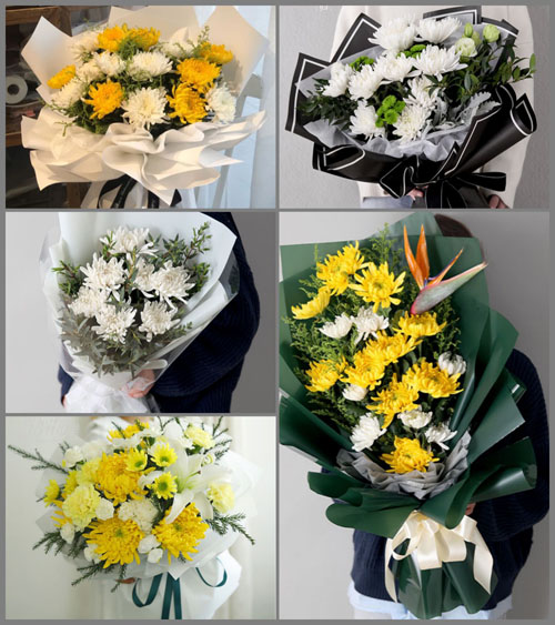 安徽芜湖市无为县白茆镇天然洲村白事花束代送